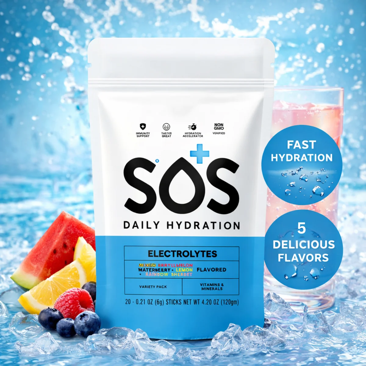 SOS Electrolyte Packet Bundle - Variety 20ct